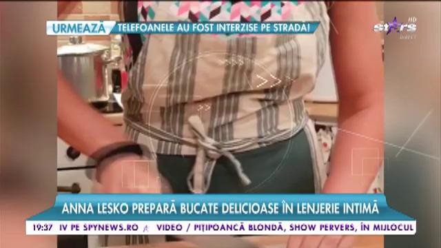 Anna Lesko prepară bucate delicioase &icirc;n lenjerie intimă