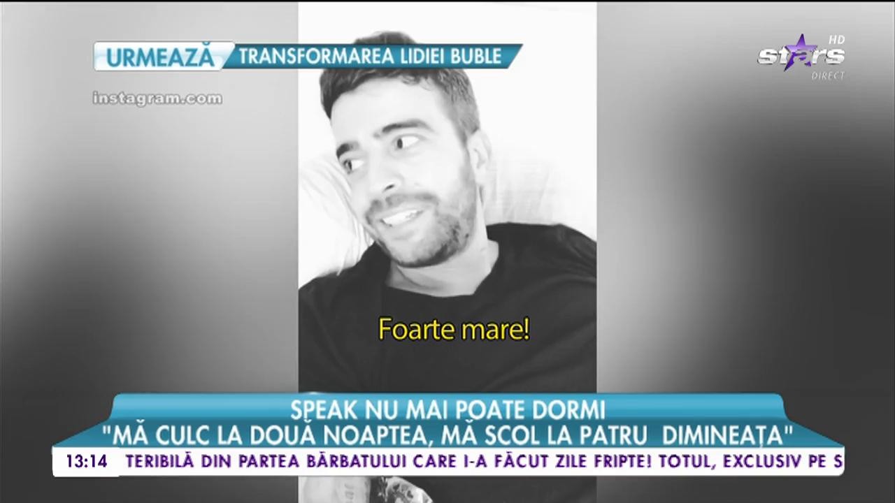 Speak  nu mai poate dormi de dorul Libelulei