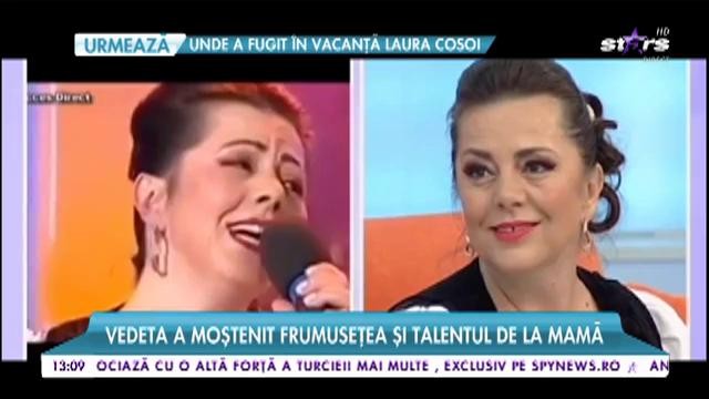 Elena Gheorghe a moştenit at&acirc;t vocea şi frumuseţea de la mama sa