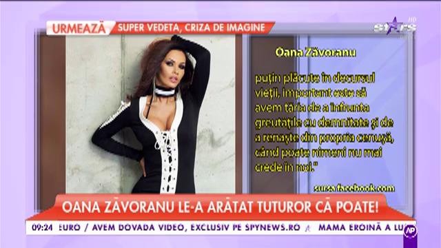 Oana Zăvoranu le-a arătat tuturor că poate! Vedeta a mai bifat o victorie!