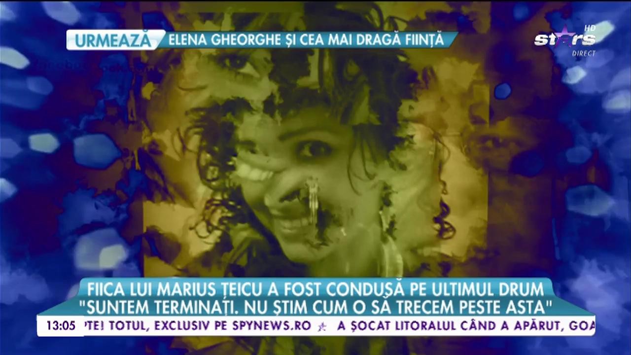 Durere fără margini &icirc;n familia lui Marius Ţeicu. Marele compozitor şi-a condus azi fiica pe ultimul drum