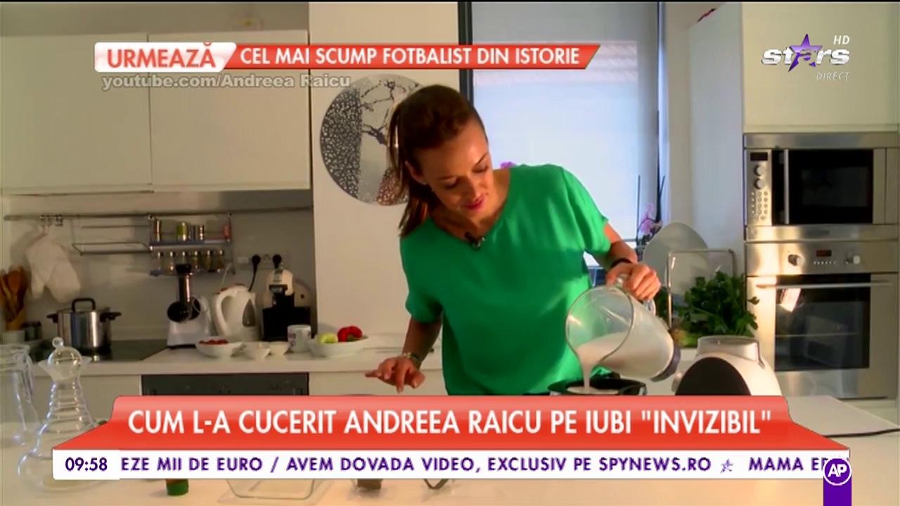 Cum l-a cucerit Andreea Raicu pe iubi "invizibil"