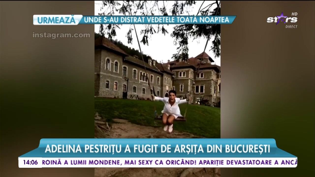 Adelina Pestriţu se relaxează! A fugit de căldura din Bucureşti &icirc;ntr-un loc răcoros şi stilat