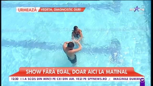 Răzvan Botezatu și Raluca Dumitru, dans pasional &icirc;n piscină