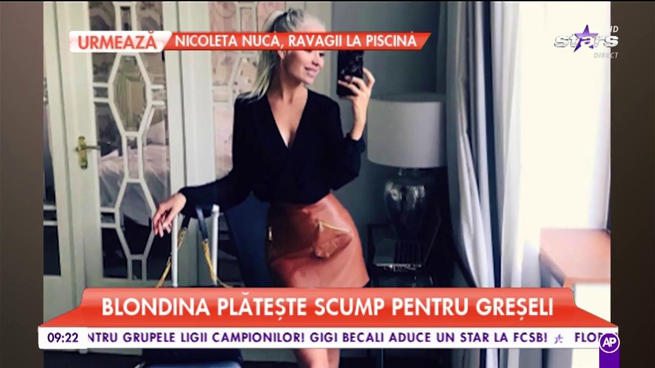 Alina Ceuşan, celebra bloggerită, plătește scump pentru greșeli