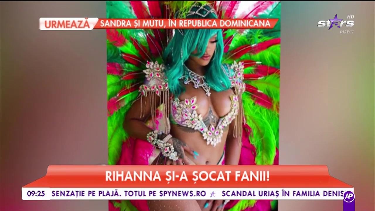 Chiar dacă a luat c&acirc;teva kilograme &icirc;n plus, Rihanna nu renunță la ținutele provocatoare