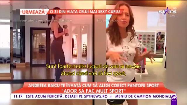 Andreea Raicu, sfaturi despre pantofii potriviţi pentu sport: "Noi călcăm foarte mult &icirc;n exterior"