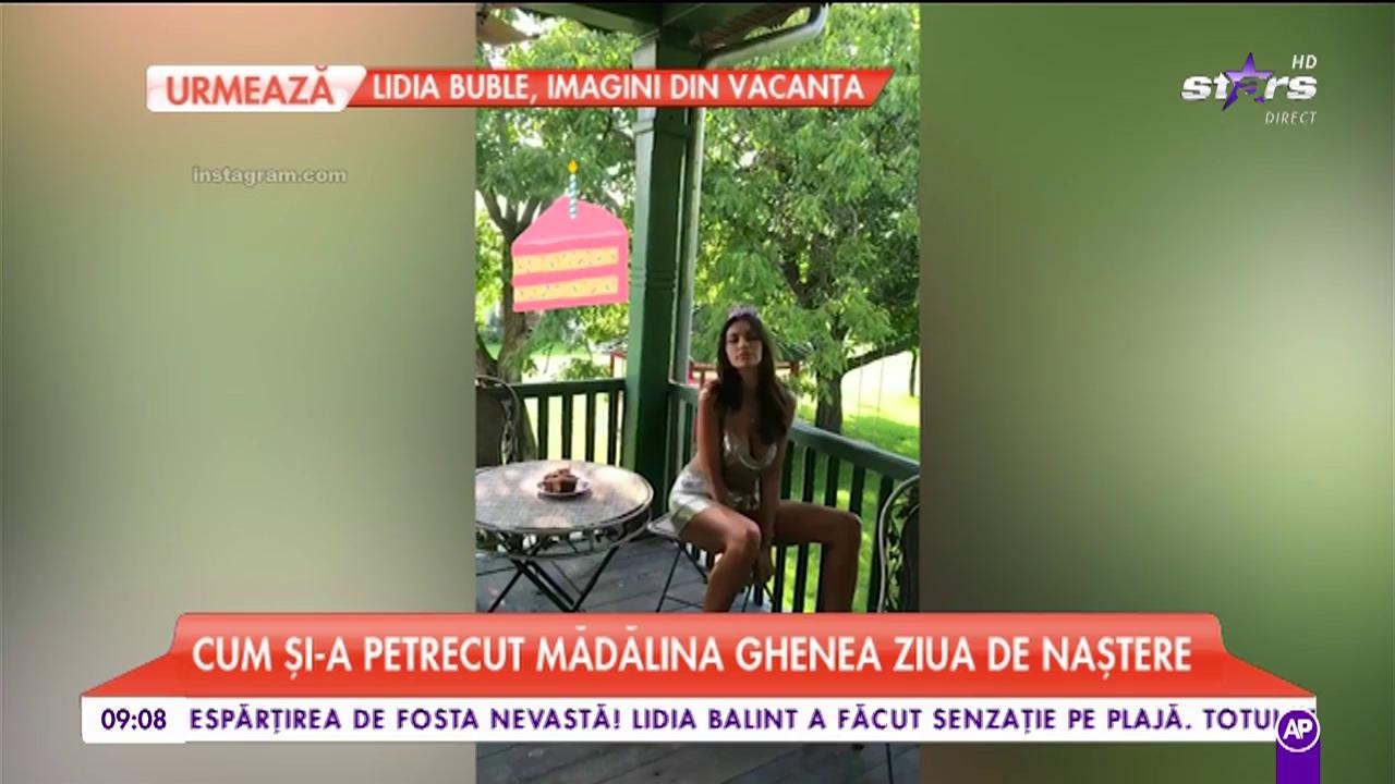 Mare sărbătoare &icirc;n familia Mădălinei Ghenea! Vedeta și-a pus formele &icirc;n valoare, de ziua ei