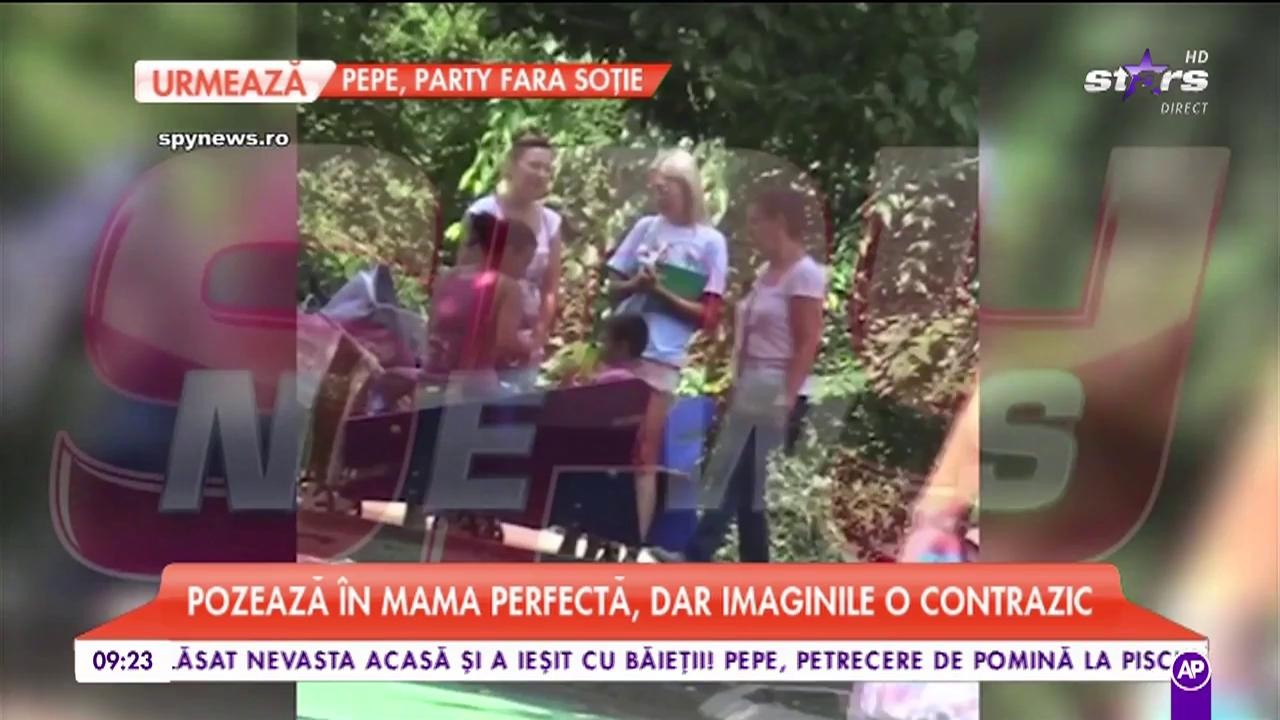 Raluca Zenga pozează &icirc;n mama perfectă, dar am prins-o pe picior greșit!