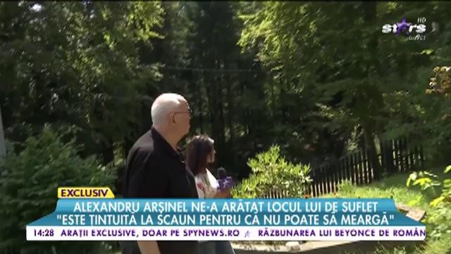 Locul de suflet al lui Alexandru Arşinel, casa de la Sinaia