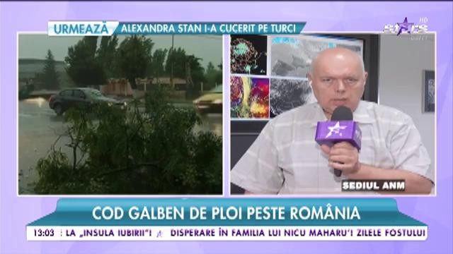 Cod galben de ploi peste Rom&acirc;nia