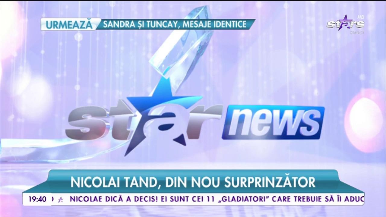 Chef Nicolai Tand, din nou surprinzător