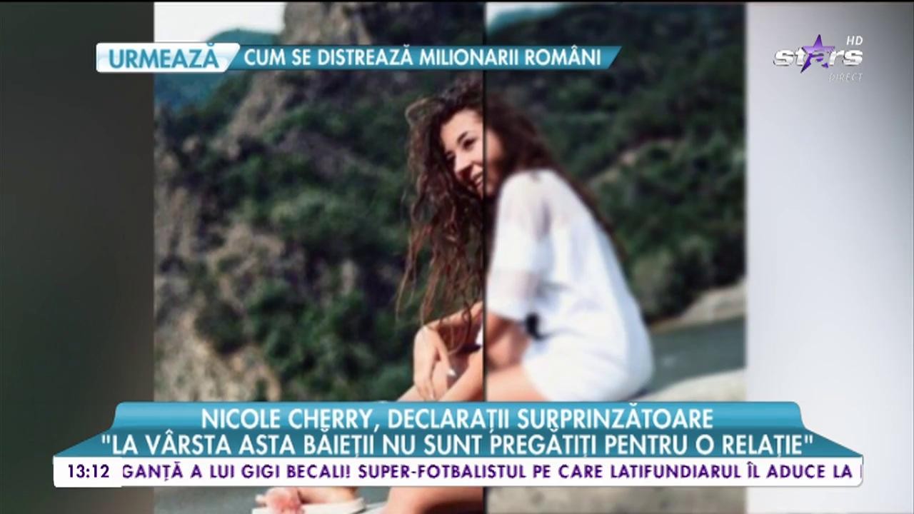 Nicole Cherry, declarații surprinzătoare: &rdquo;Momentan nu am cunoscut iubirea&rdquo;