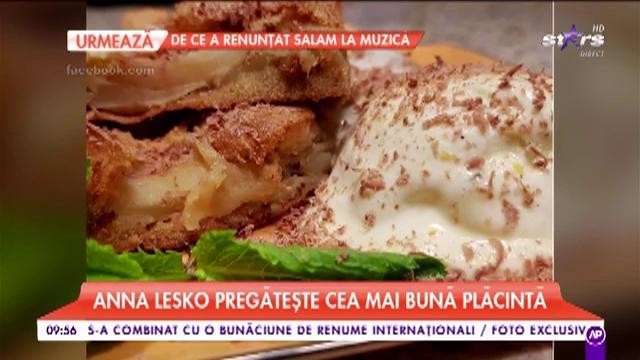 Anna Lesko pregătește cea mai bună plăcintă