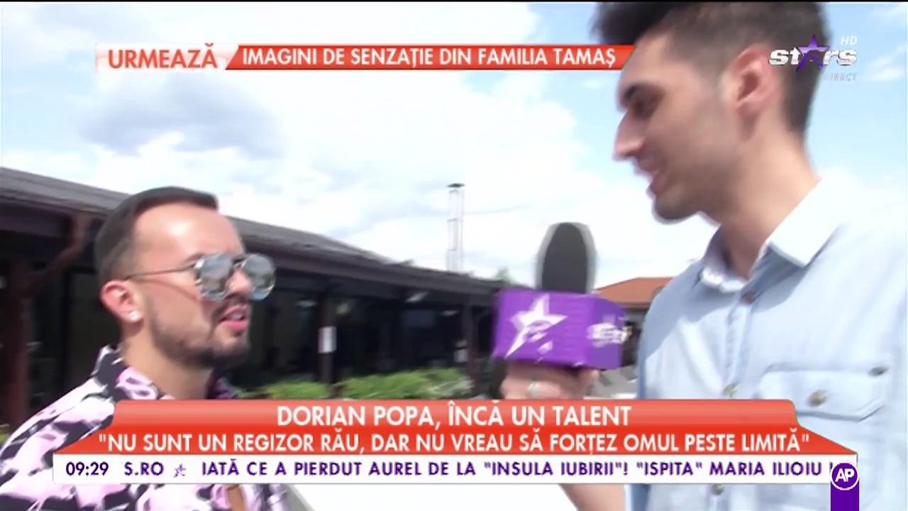 Dorian Popa, &icirc;ncă un talent! Mai nou, artistul s-a făcut regizor