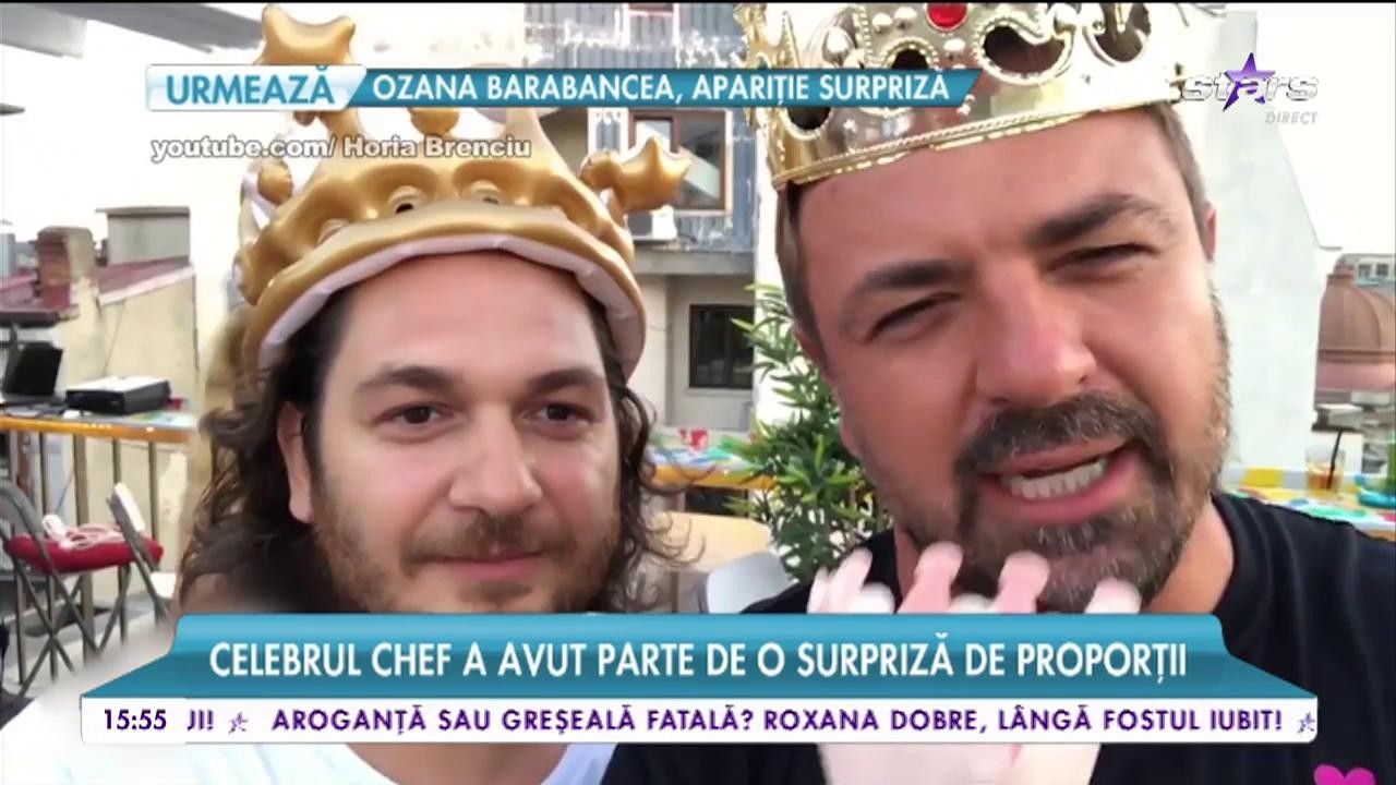 Chef Florin Dumitrescu, tratat ca un rege de ziua lui