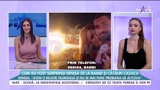 Cum au fost surprinşi Denisa de la Bambi şi Cătălin Cazacu. Denisa: &rdquo;Am spus că răm&acirc;nem prieteni și nu am mințit&rdquo;