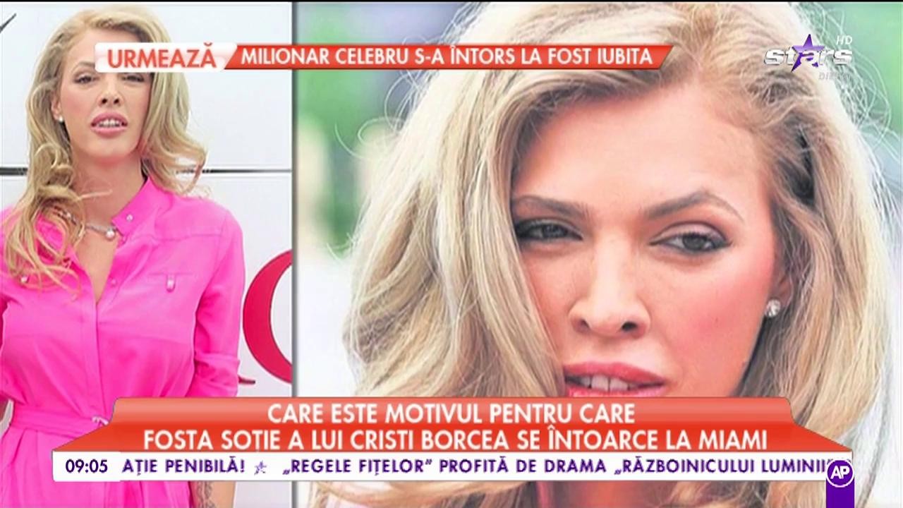 Alina Vidican, fosta soție a lui Cristi Borcea, pleaca fericită din Rom&acirc;nia