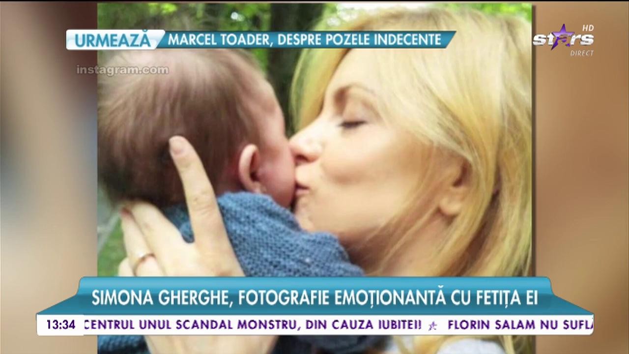 Cea mai emoţionantă fotografie cu Simona Gherghe şi fetiţa ei
