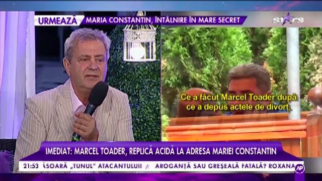 Maria Constantin şi Marcel Toader: "Au fost suflete pereche". Când au început să se îndepărteze unul de celălalt