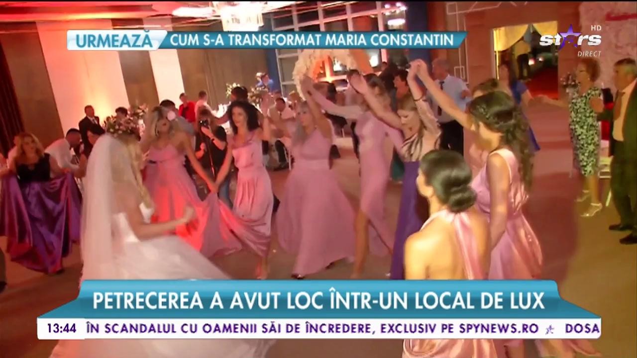 După valsul mirilor a urmat o distracție de pomină la nunta lui Dan Badea