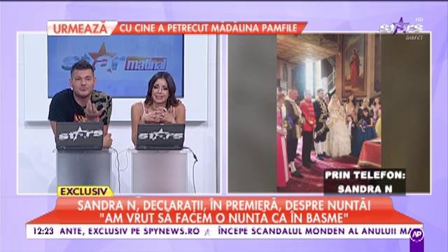 S-a căsătorit &icirc;n secret, iar invitaţii au fost &icirc;mbrăcaţi ca-n poveştile de la Disney! Anca Serea şi Adi S&icirc;nă, naşii unei artiste: "Ne dorim un copil"