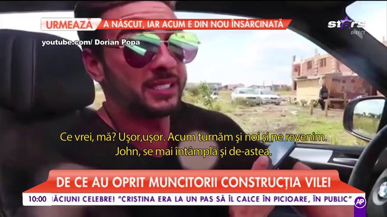 Dorian Popa are probleme cu casa