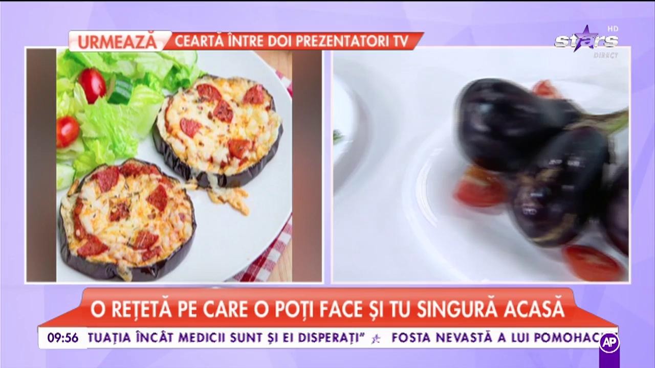 Ralu ne pregătește "Pizza cu vinete"