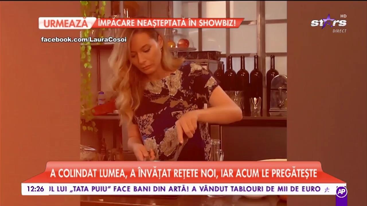 Laura Cosoi ne pregătește &bdquo;Orez sălbatic&rdquo;