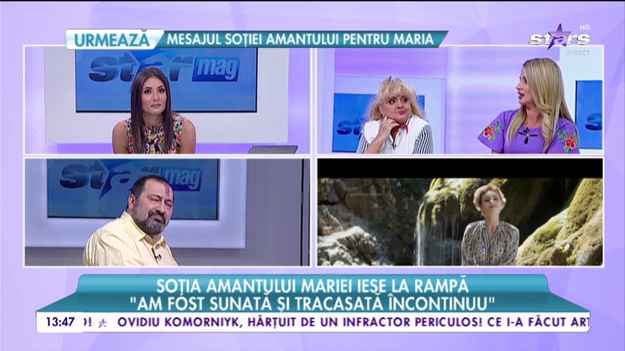 Soția amantului Mariei Constantin iese la rampă: &rdquo;Nu &icirc;l apăr, dar nici nu &icirc;l acuz pe soțul meu&rdquo;