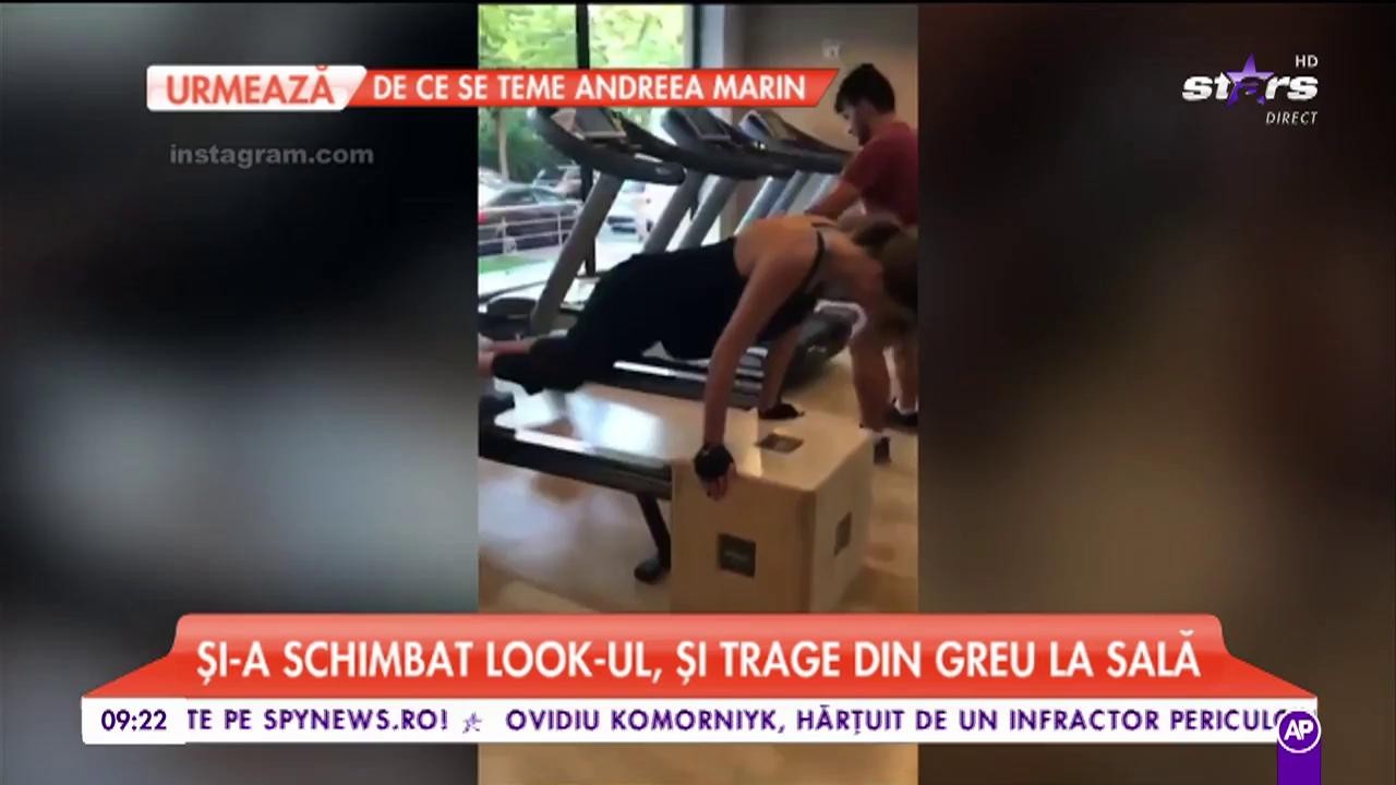 După ce s-a măritat, Raluca Ropotan trage din greu la sala de fitness