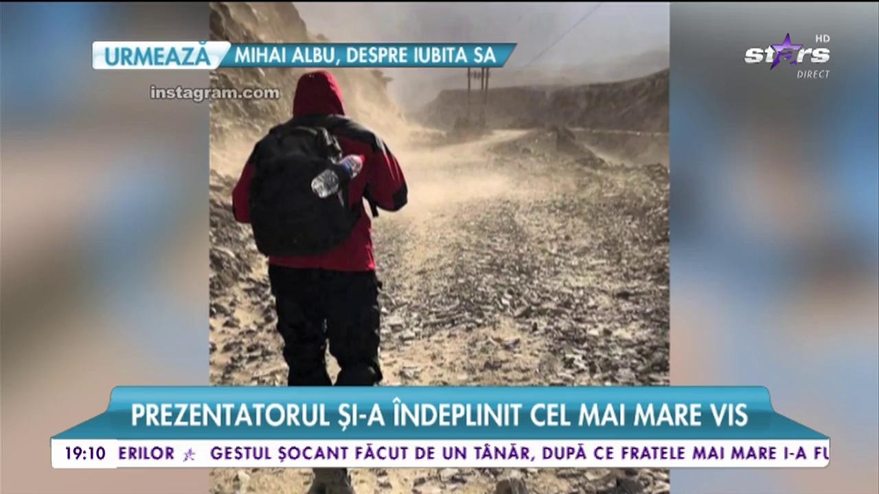 Radu V&acirc;lcan, senzaţii ţări &icirc;n Nepal. Prezentatorul şi-a &icirc;ndeplinit cel mai mare vis