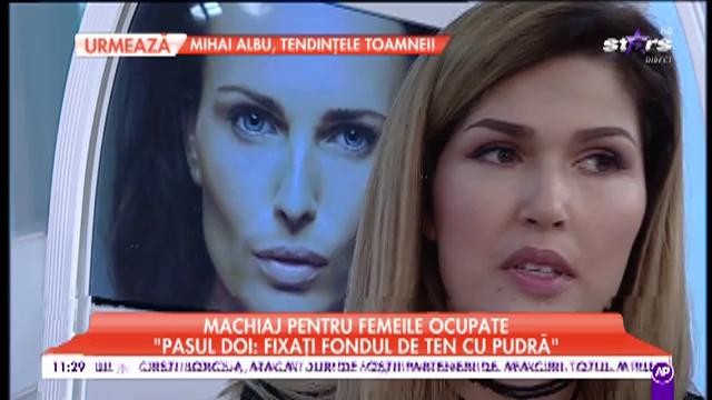 Machiaj pentru femeile ocupate. &rdquo;Este recomandat să fixați machiajul din zona ochilor&rdquo;