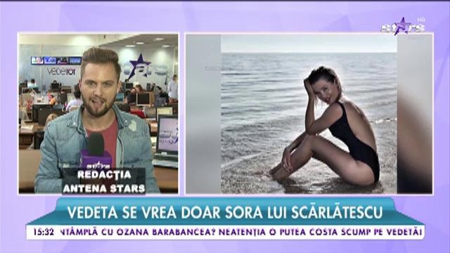 Gina Pistol se vrea doar sora lui chef Cătălin Scărlătescu