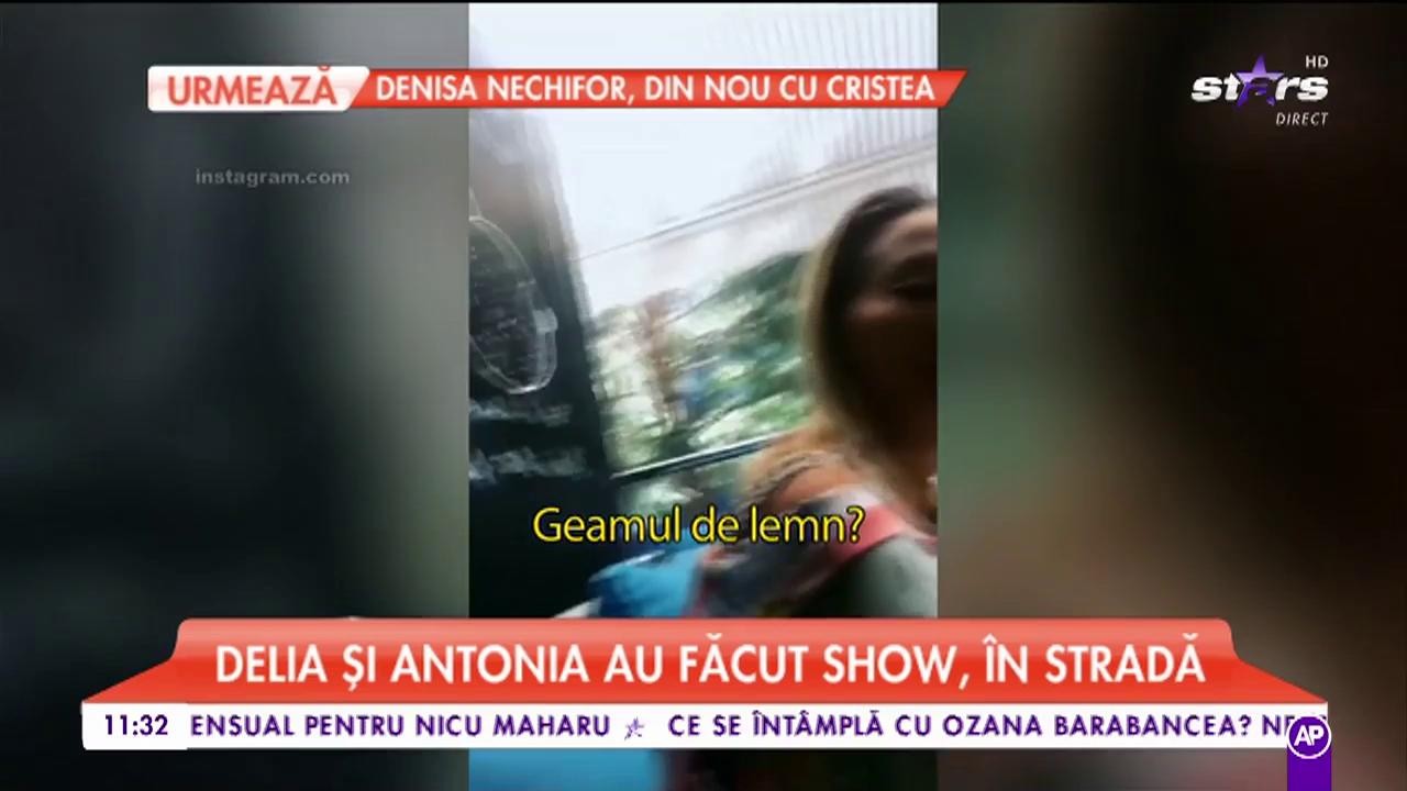 Delia și Antonia au făcut show, &icirc;n stradă