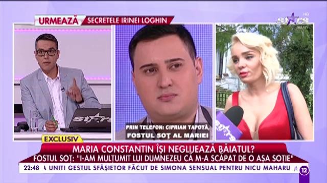 Fostul soț al Mariei Constantin: &rdquo;I-am mulțumit lui Dumnezeu că m-a scăpat de o așa soție&rdquo;