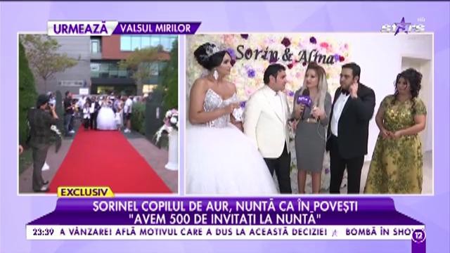 Sorin Copilul de Aur, nuntă ca &icirc;n poveşti! Imagini spectaculoase de la marele eveniment