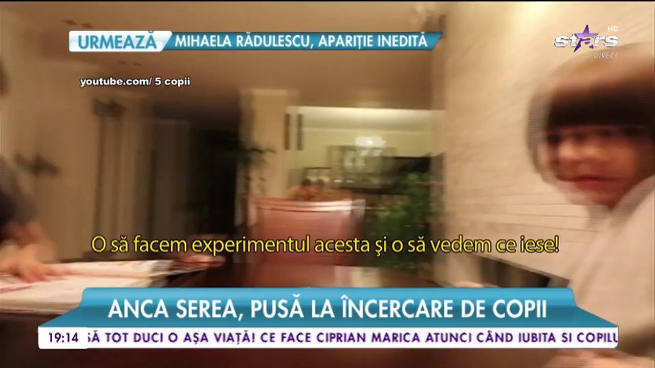 Anca Serea, pusă la &icirc;ncercare de copii