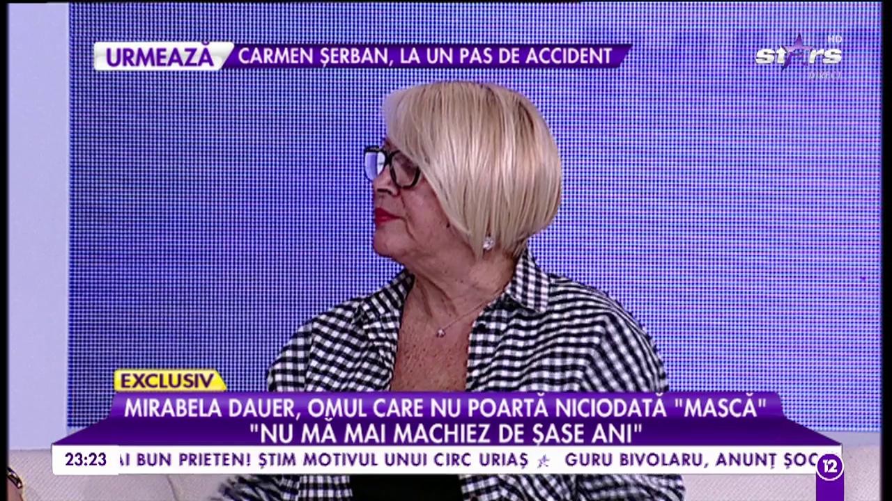 Mirabela Dauer: &rdquo;Nu mă mai machiez de șase ani&rdquo;