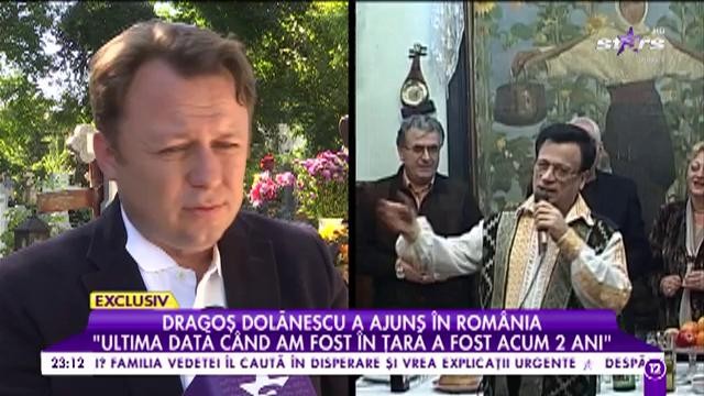Dragoş Dolănescu: &rdquo;Am venit la morm&acirc;ntul tatălui și să-mi plătesc impozitele&rdquo;