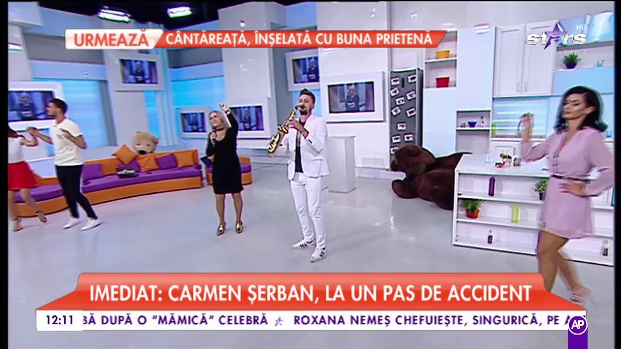 Carmen Șerban c&acirc;ntă in direct la Star Matinal "Și bărbații sunt perverși"