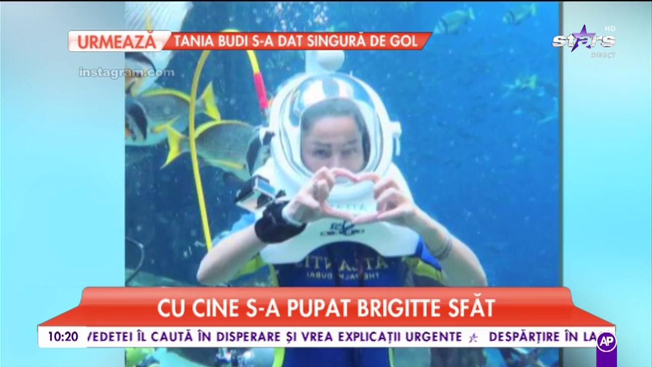 Brigitte Sfăt, imagini de senzație din Dubai, a &icirc;notat cu delfinii