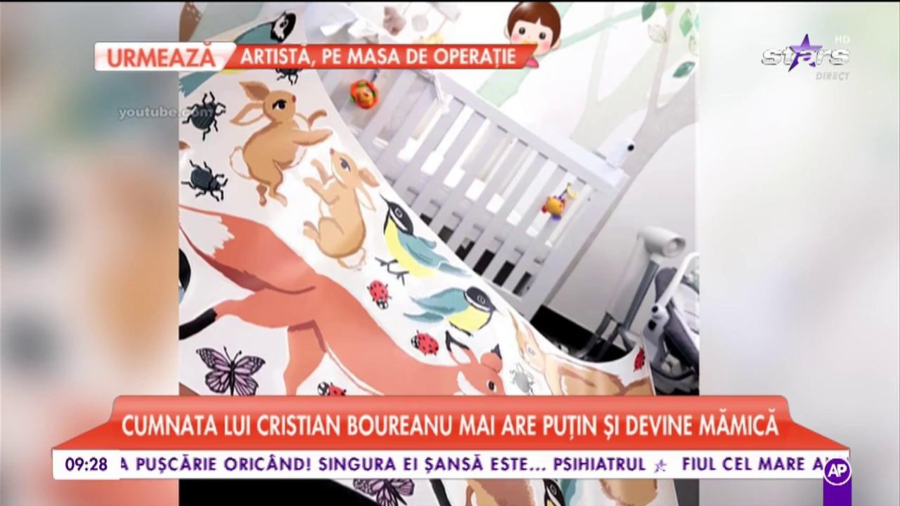 Cumnata lui Cristian Boureanu a avut parte de o petrecere surpriză