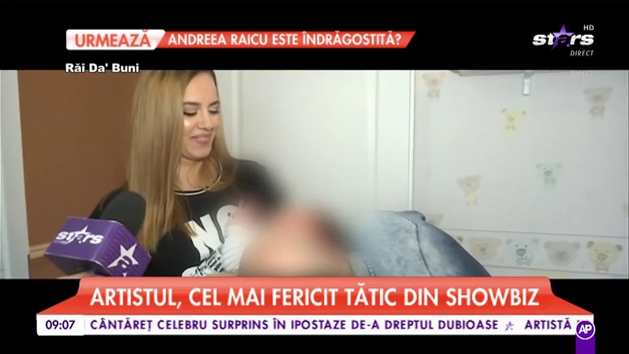Andrei Ştefănescu, un tătic &icirc;mplinit şi foarte grijuliu