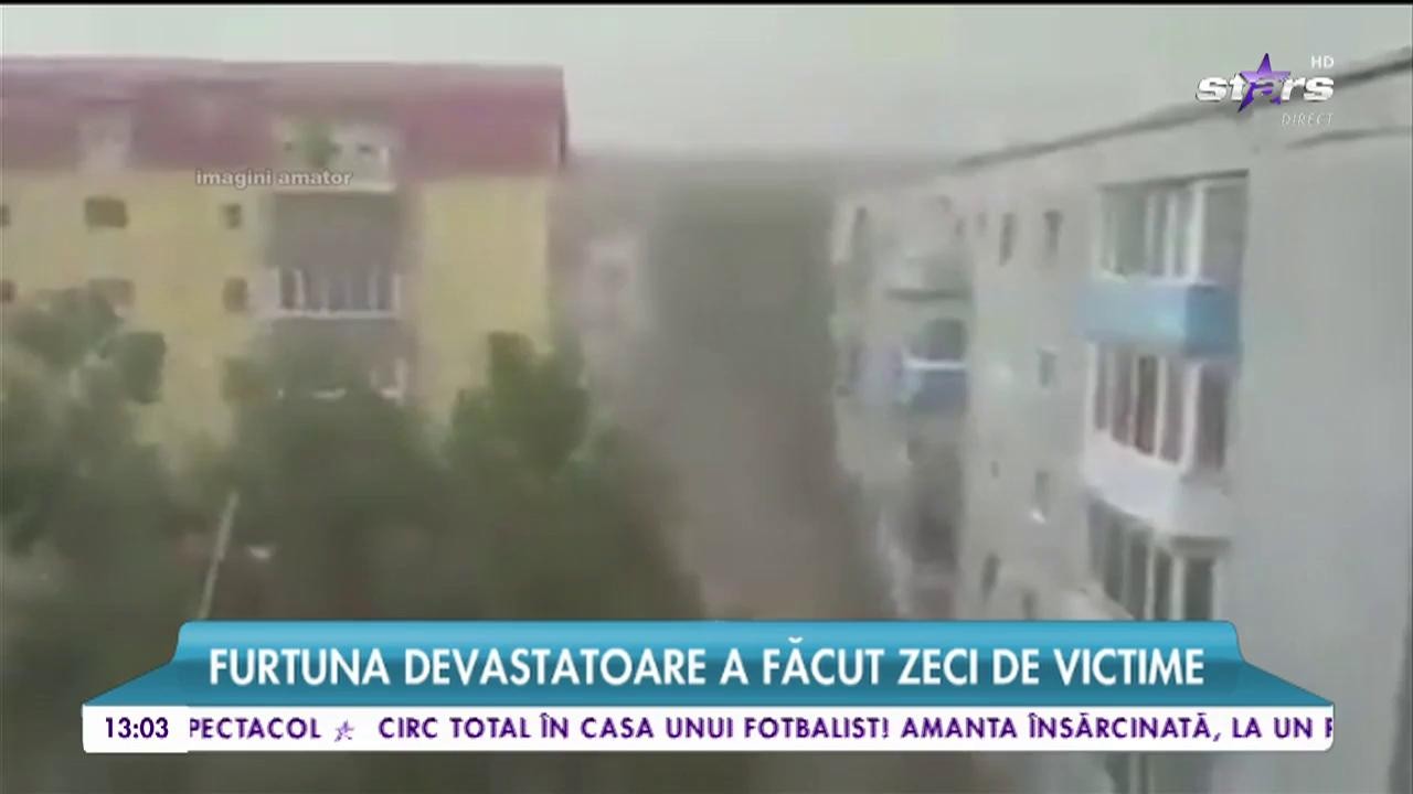 Furtuna devastatoare din vestul țării a făcut zeci de victime