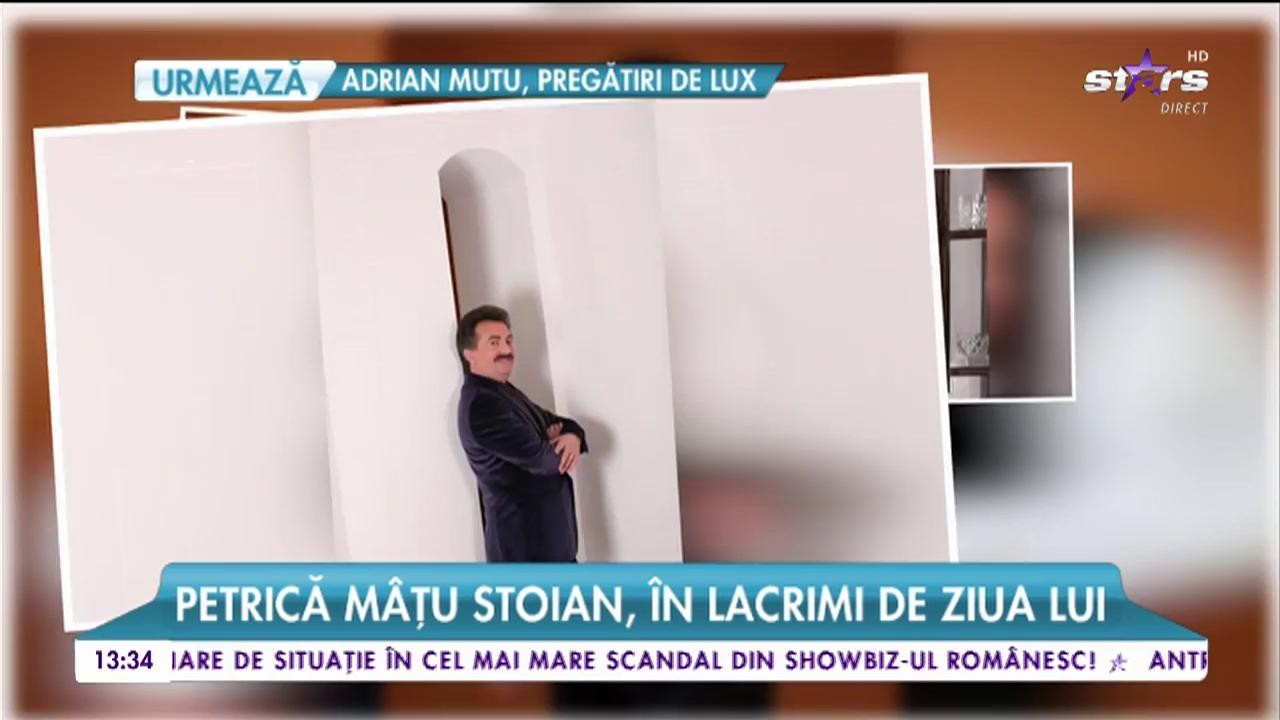 Petrică M&acirc;ţu Stoia, &icirc;n lacrimi de ziua lui: "Mu n-am vindecat &icirc;ncă de pierderea părinților"