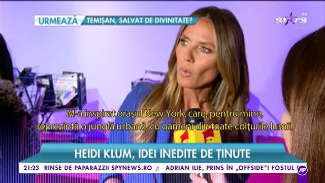 Celebrul model Heidi Klum a adus "jungla" &icirc;n Rom&acirc;nia!