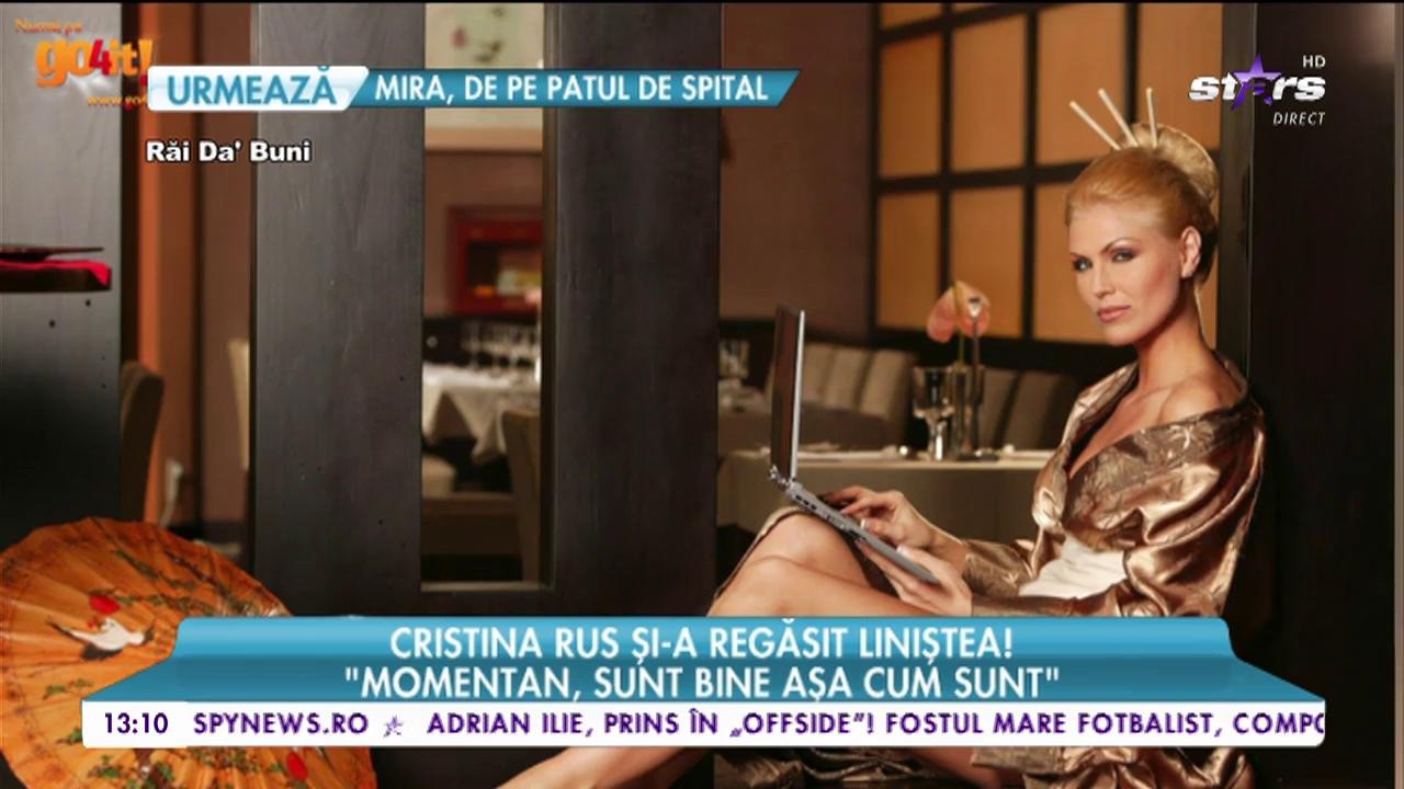 Cristina Rus și-a regăsit liniștea: "De ce nu și al treilea copil?"