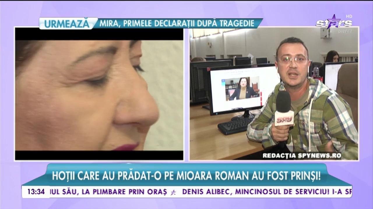 Hoții care au prădat-o pe Mioara Roman au fost prinși