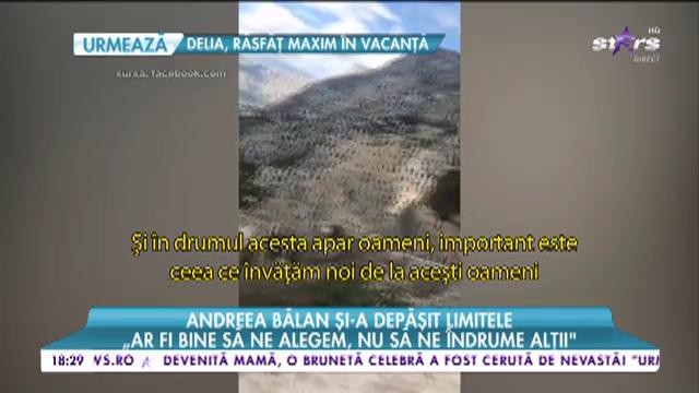Andreea Bălan și-a depășit limitele: "Fiecare dintre noi, &icirc;n viață, urcăm un munte"